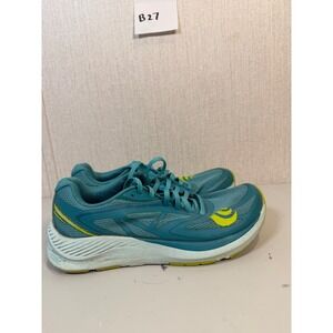 TOPO ATHLETIC W-ZEPHYR Women's Athletic Sneakers Teal/Lime Color Sz 7.5 Lace Up